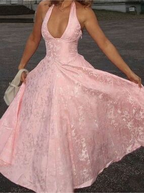 Spring/Summer Lightweight Elegant Romantic Date Vacation Special Print Textured